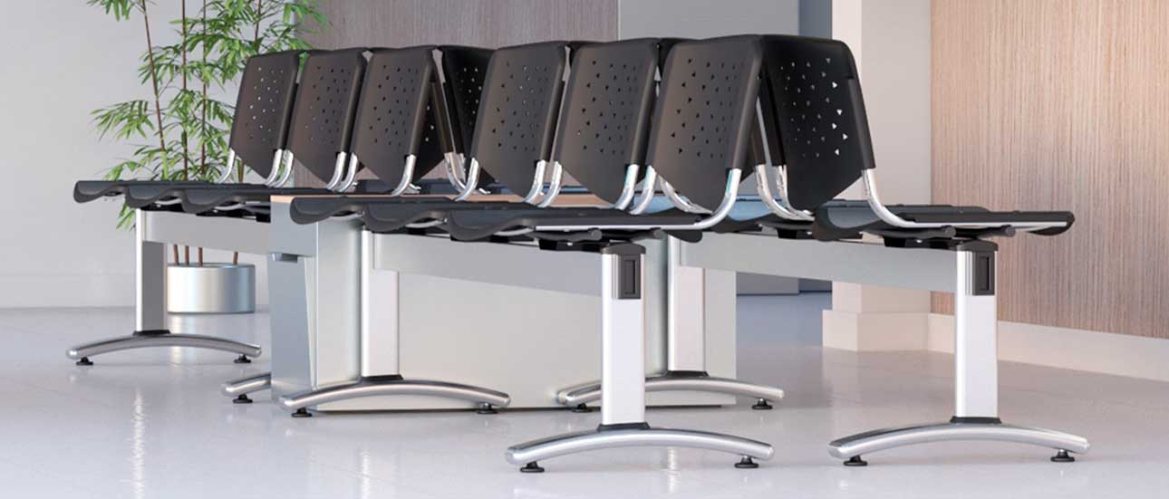 Sillas de Espera TANDEM para oficina en Colombia