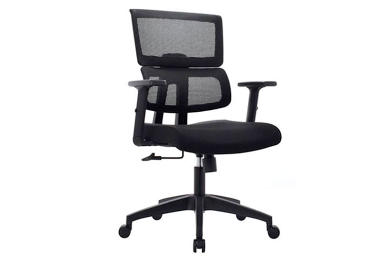 Sillas para Oficina ergonómicas vista lateral y frontal