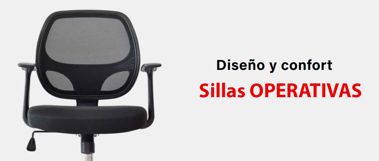 Sillas OPERATIVAS para oficina en Colombia